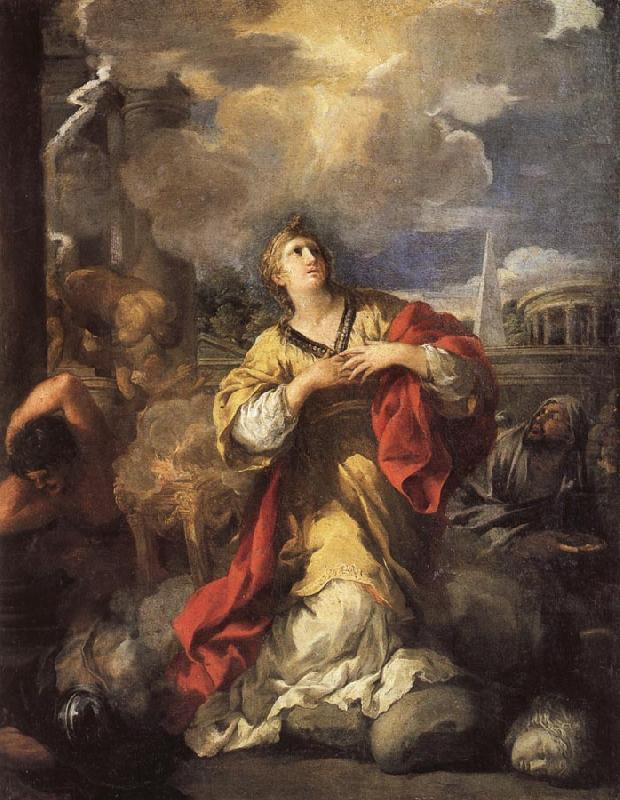 St.Martina Refusing to Worship Idols, Pietro da Cortona